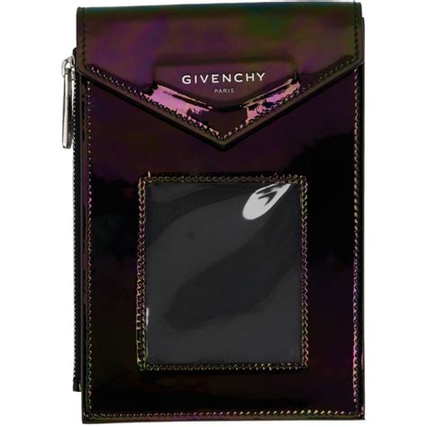 Givenchy Multicolor Patent Neck Window Pouch 